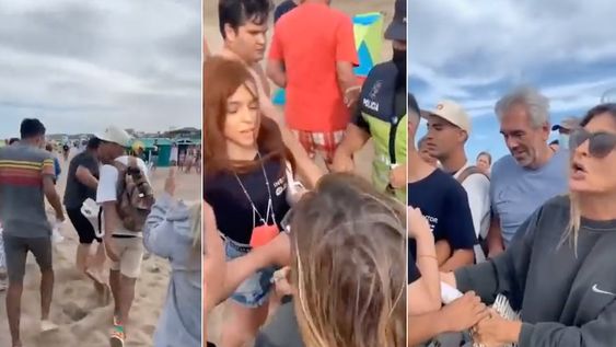 Hubo incidentes en Pinamar cuando turistas defendieron a un vendedor ambulante de churros al que la Policía le iba a incautar la mercadería.
