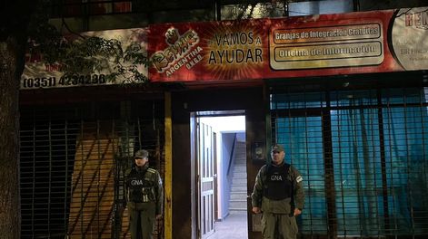 Los Andes | Una de las sedes de Remar allanadas ayer. Gentileza Gendarmería Nacional.