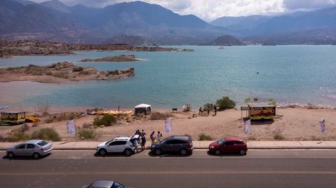 Dique Potrerillos - Foto: Ignacio Blanco / Los Andes