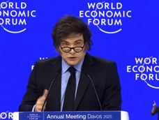 Javier Milei en el Foro de Davos: Hay que eliminar el virus de la ideología woke