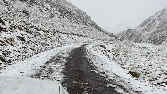El temporal de nieve hizo postergar la apertura de la Laguna del Diamante.&nbsp;