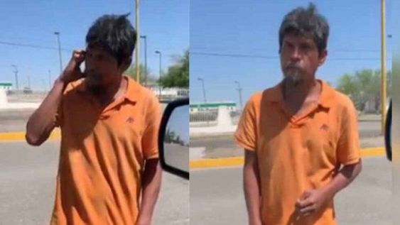 El individuo pedía plata y rechazó una oferta de trabajo por parte de un conductor. Foto: Captura de video