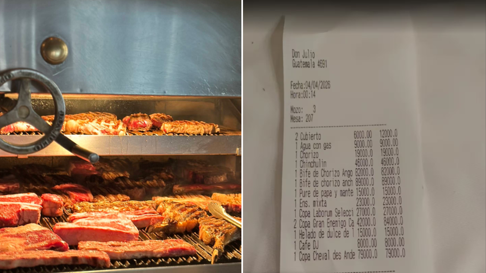 Fue a comer a Don Julio y la cuenta sorprendió a todos: cuánto gastó&nbsp;