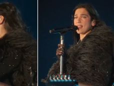 Dua Lipa homenajeó a Soda Stereo en su primera noche de concierto en Argentina.&nbsp;