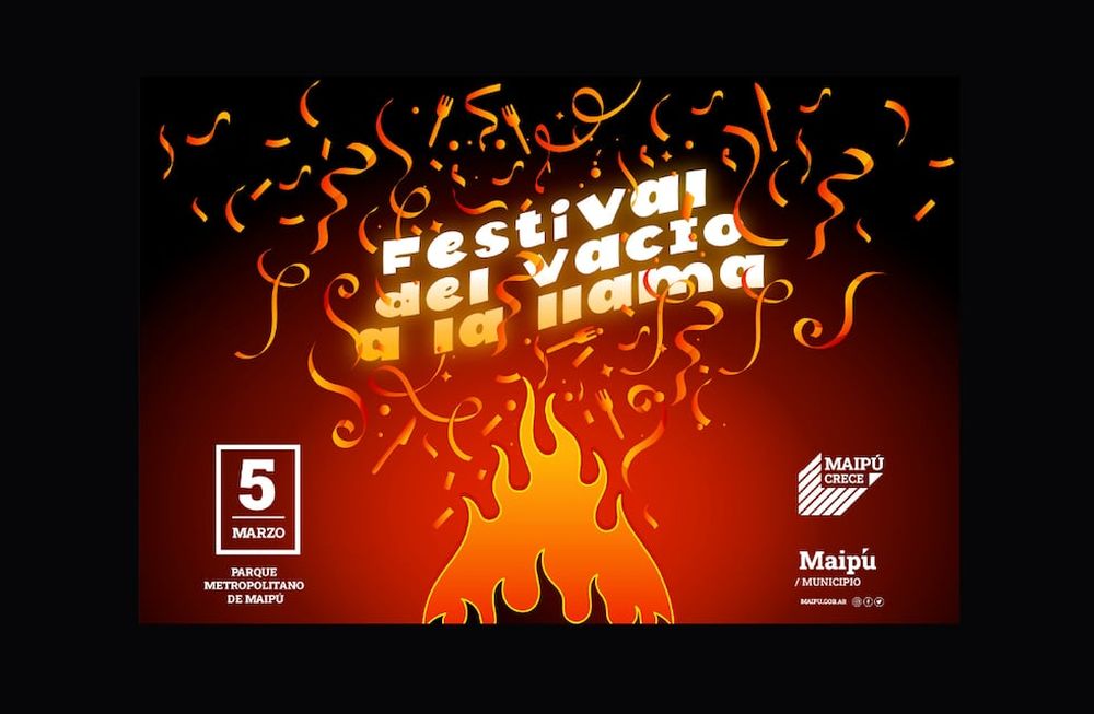 Maipú realizará el primer Festival del vacío a la llama