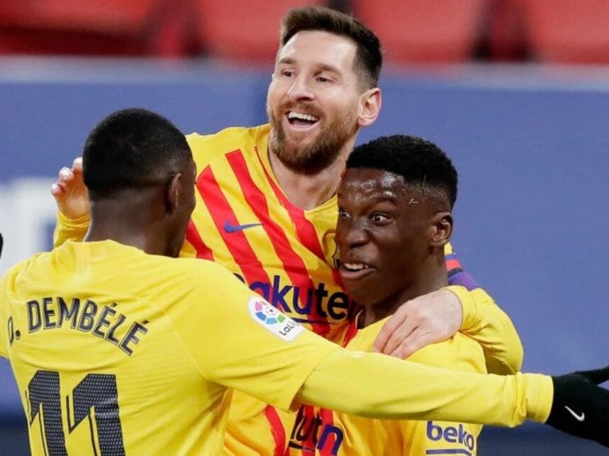 Cuando Messi se divierte, el Barcelona, brilla. / Gentileza.