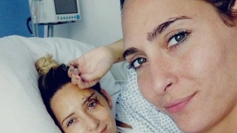 Luz Arias, la joven argentina que fue atropellada en México.