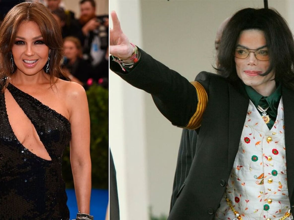 ¿Sabías? Thalía violó la seguridad de un show para poder abrazar a su ídolo Michael Jackson