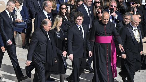 Milei prepara un viaje al Vaticano para conocer al papa León XIV en junio&nbsp;