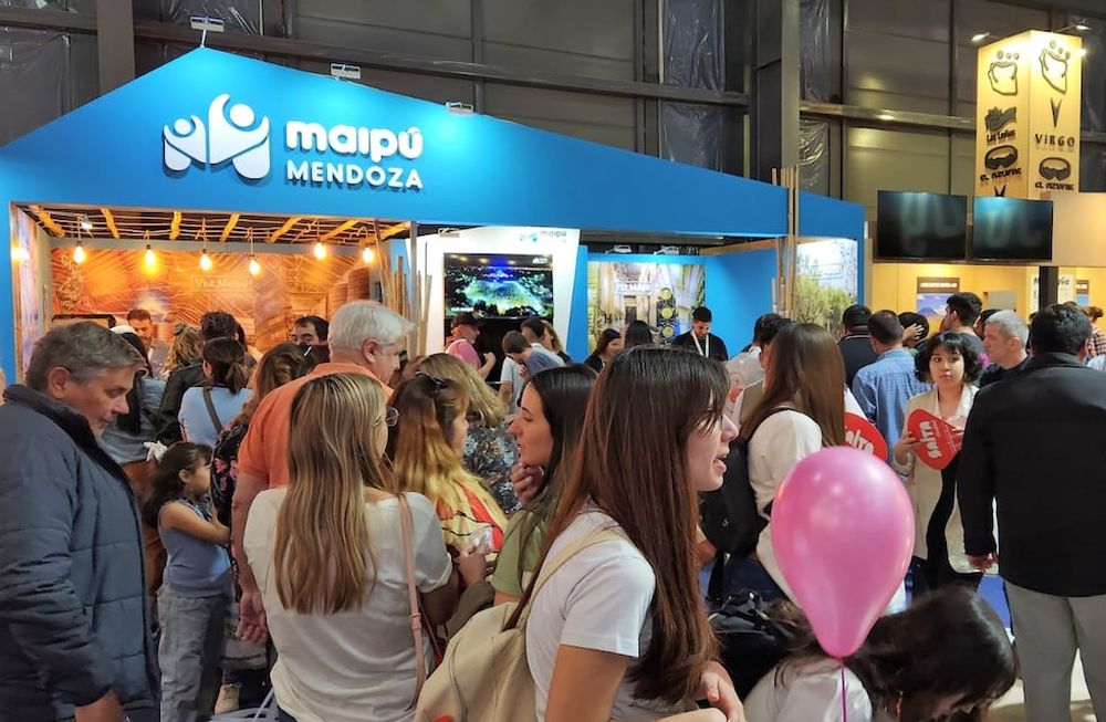 Maipú fue uno de los destinos más consultados en la Feria Internacional del Turismo