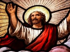 En el Evangelio de hoy: Jesús debía resucitar de entre los muertos. Detalle del vitral del Camarín de la Virgen de María Auxiliadora de Rodeo del Medio en Maipú, realizado por el artista español Antonio Estruch. En el Evangelio de hoy: Jesús debía resucitar de entre los muertos. Detalle del vitral del Camarín de la Virgen de María Auxiliadora de Rodeo del Medio en Maipú, realizado por el artista español Antonio Estruch.