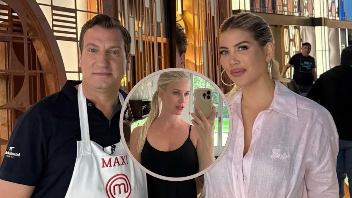 Qué dijo la esposa de Maxi López sobre el "coqueteo" entre Wanda Nara y el exjugador en Masterchef