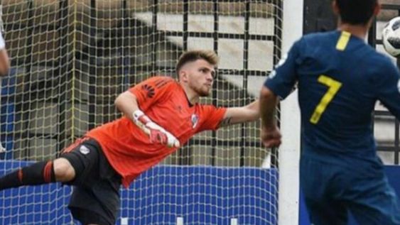 El arquero juvenil de River, Ezequiel Centurión, dio positivo de Coronavirus en los análisis que le realizaron al plantel. / Gentileza.