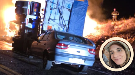 Desesperante relato de una sobreviviente del trágico choque entre dos camiones y un auto: Se quemaron vivos