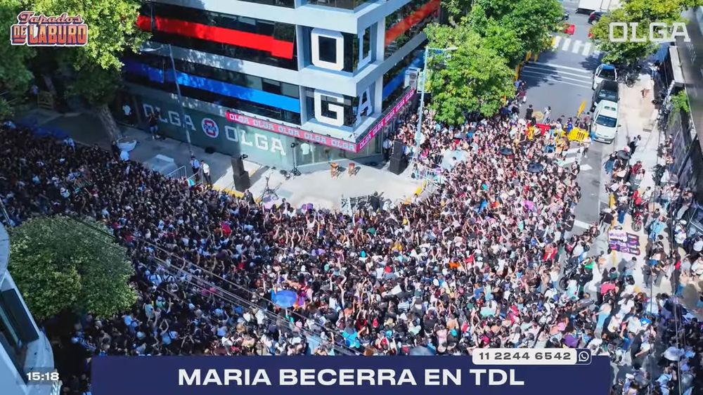  María Becerra en Olga.