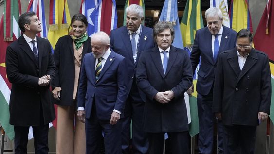&nbsp;El presidente Javier Milei recibió a sus pares del Mercosur y encabezó la Cumbre de Líderes.