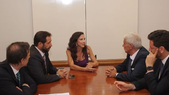 El ministro de Justicia de la Nación, Mariano Cúneo Libarona se reunió con la titular de Seguridad y Justicia de la provincia, Mercedes Rus. Foto: Prensa Gobierno de Mendoza.