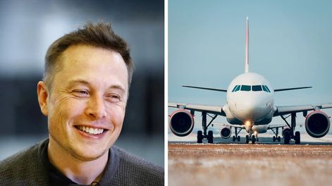 Elon Musk realiza vuelos privados a corta distancia en su jet privado