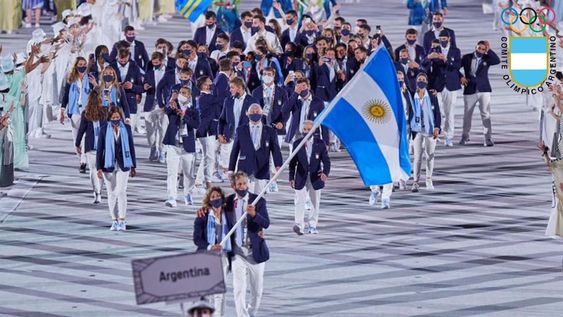 Estos han sido los 22 abanderados de las delegaciones argentinas.