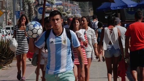 Argentinos en Viña del Mar, Chile.   | Foto ilustrativa Archivo