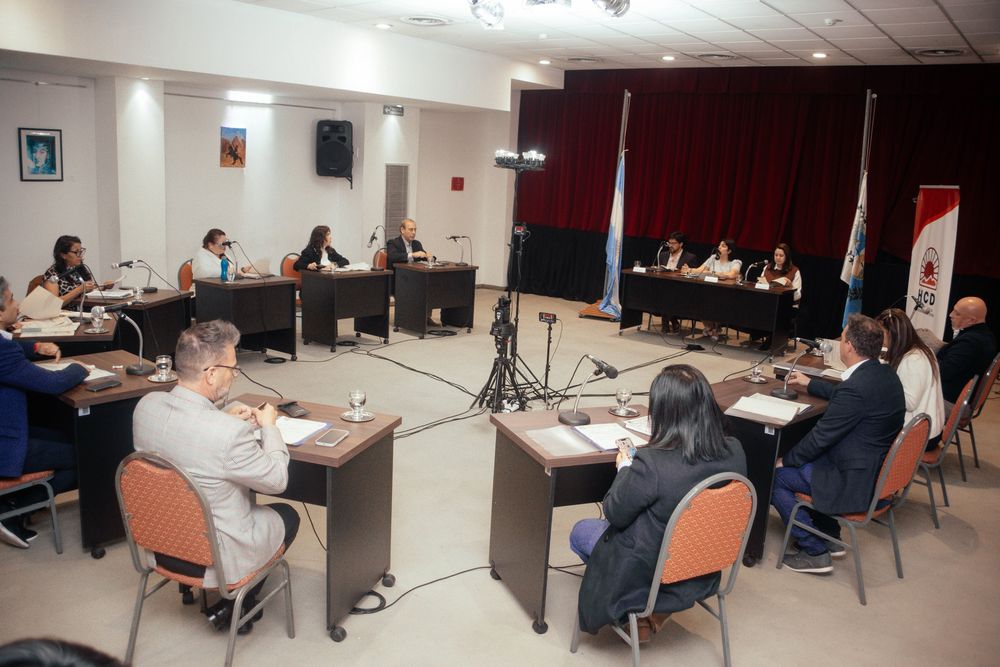 Concejo Deliberante de Las Heras en sesión.