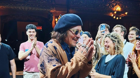 Johnny Depp fue visto en Buenos Aires y causó furor entre sus fanáticos