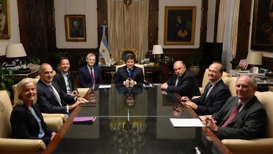 El Presidente Javier Milei recibió en Casa Rosada al CEO de Glencore, Gary Nagle.