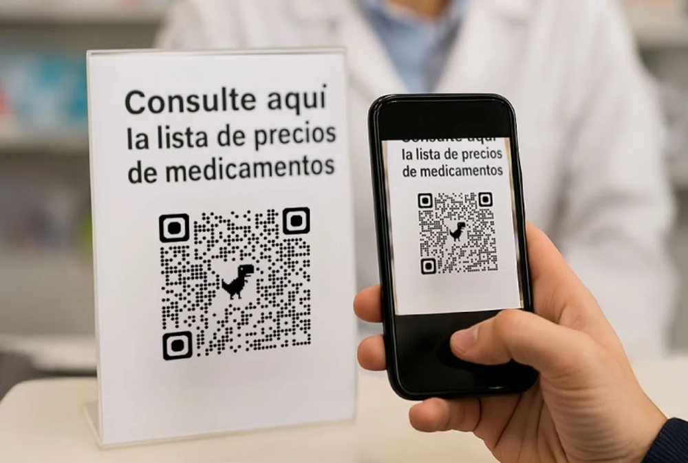 El QR ya se puede escanear en la mayoría de las farmacias.