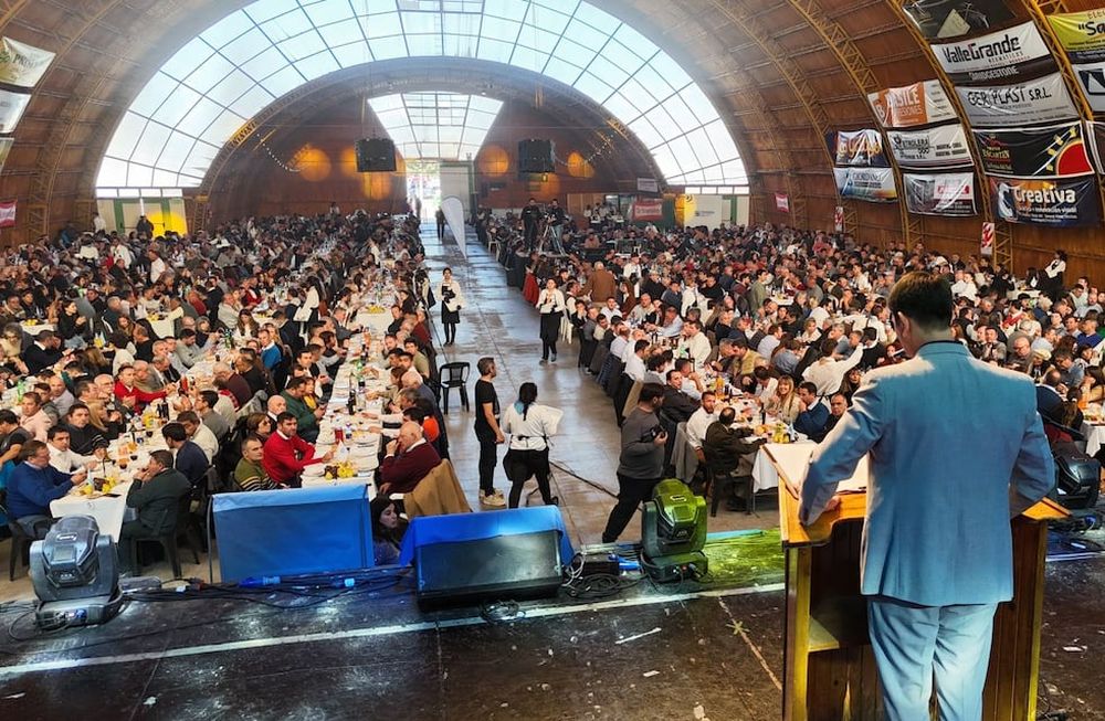 Ayer se desarrolló una nueva edición del almuerzo oficial de la Fiesta Provincial de la Ganadería de Zonas Áridas. Foto: Gentileza