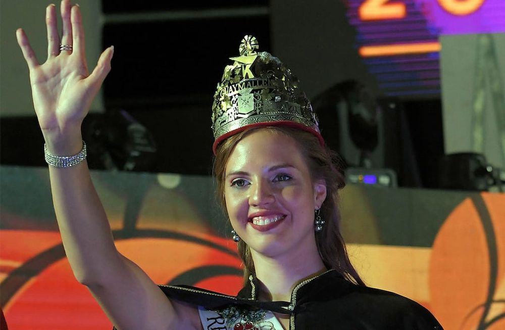 Sofia Grangetto, representante de Dorrego, fue elegida reina de la vendimia de Guaymallén 2020 y prorrogó su mandato debido a la pandemia.Foto : Orlando Pelichotti / Los Andes