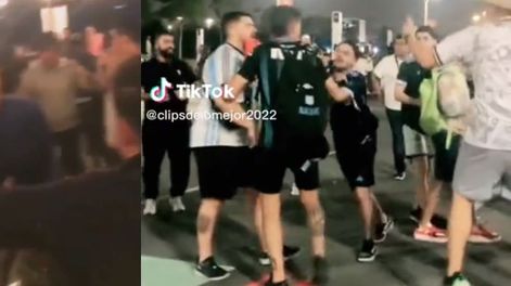 Graves incidentes entre hinchas argentinos y mexicanos a días del duelo clave en el Mundial de Qatar.