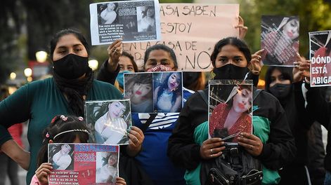 Los Andes | Marcha en pedido de búsqueda de justicia por Abigail Carniel. Foto: Mariana Villa / Los Andes
