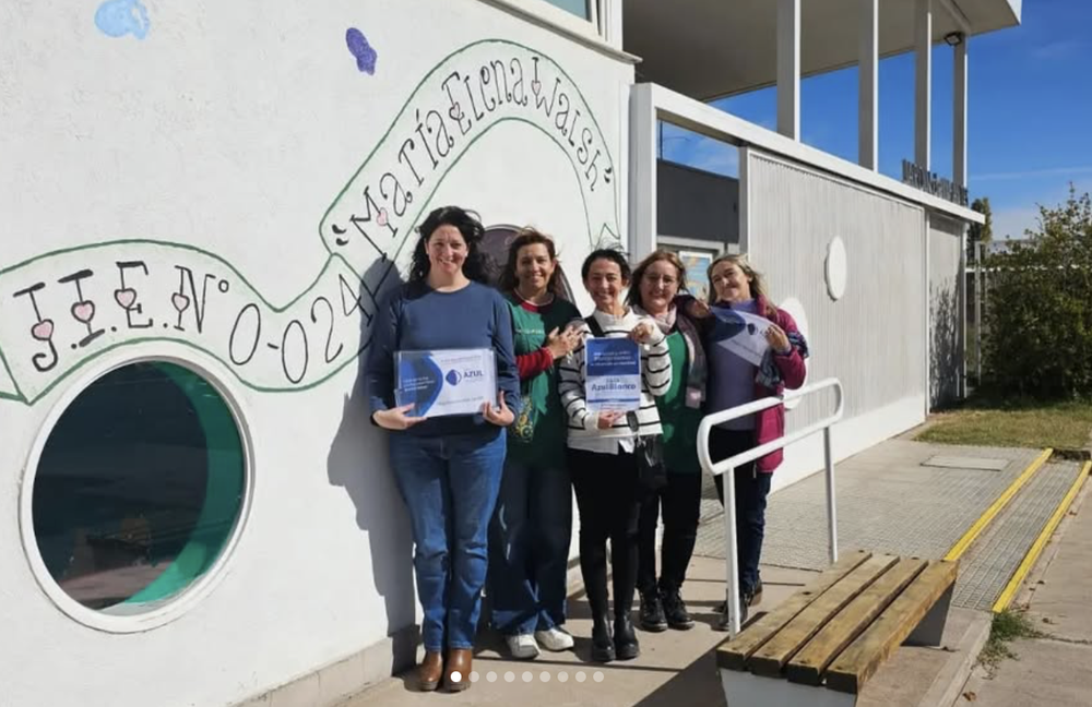 Docentes del frente Azul y Blanco 