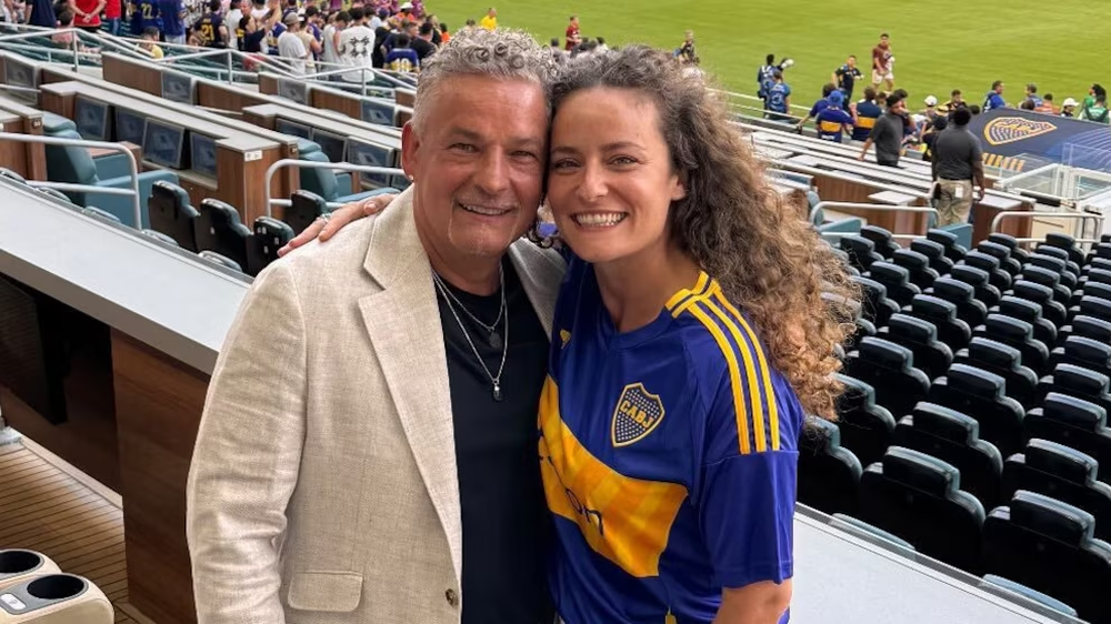 Baggio y su hija Valentina, fanáticos de Boca: una historia que cruza  generaciones