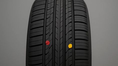 Puntos amarillos o rojos en los neumáticos del auto: qué significan y para qué sirven
