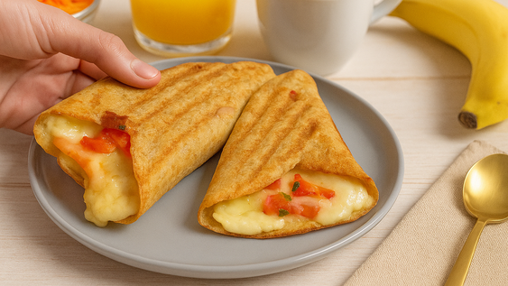 sustitui el pan en el desayuno por esta receta sin trigo lista en 5 minutos