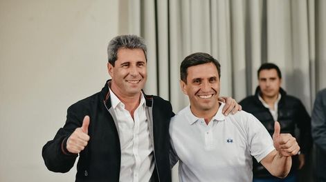 Sergio Uñac y Cristian Andino.