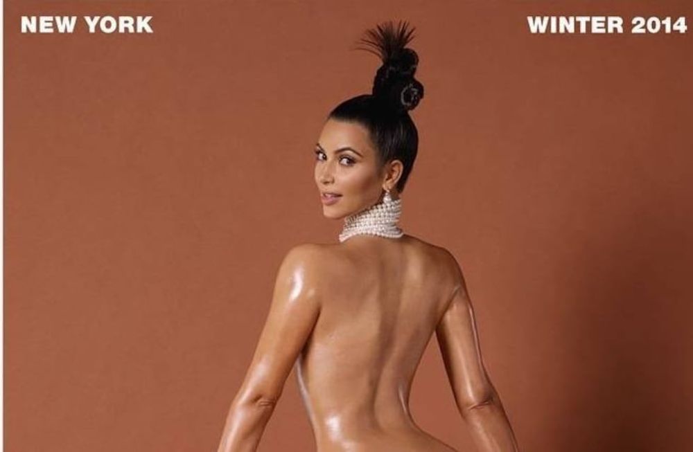 Kim Kardashian rompió internet desde la portada de Paper Magazine