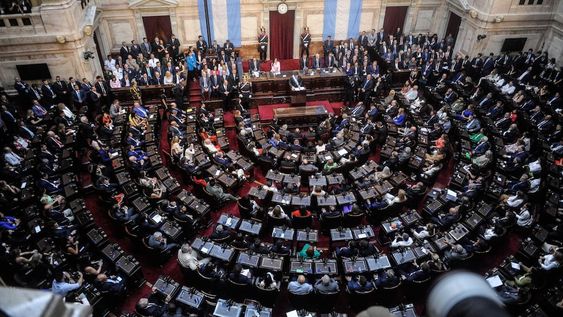 Discurso del presidente Javier Milei ante la Asamblea Legislativa en el Congreso. Foto: Federico Lopez Claro