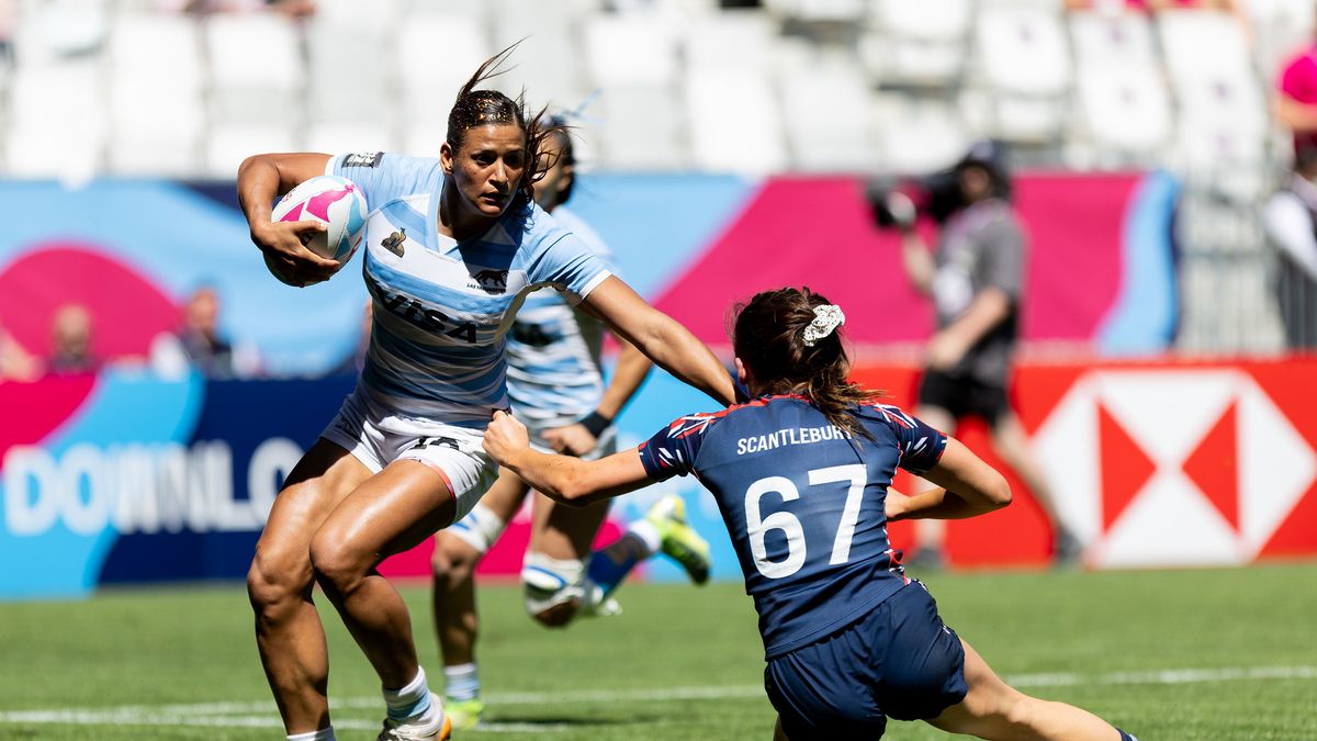 Triunfos de Argentina en damas y caballeros en el seven de B