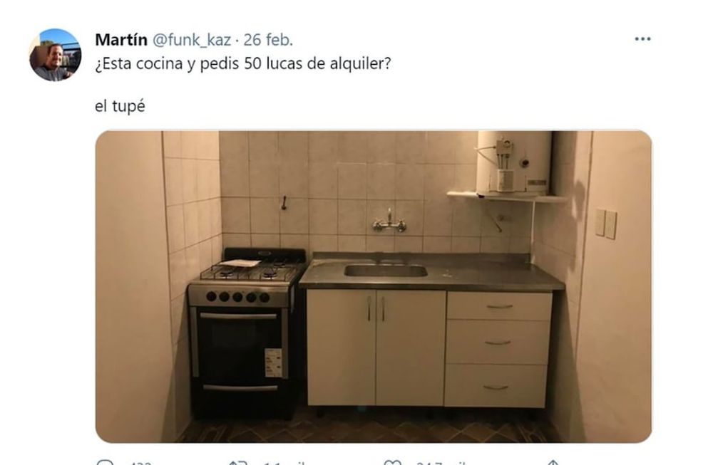 Un hombre se puso a buscar departamento y se hizo viral por el reclamo de lo que encontró.