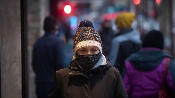 Según lo anunciado en el pronóstico del tiempo, la temperatura permanecerá baja, mayormente nublado y  muy frío. Foto : Orlando Pelichotti
