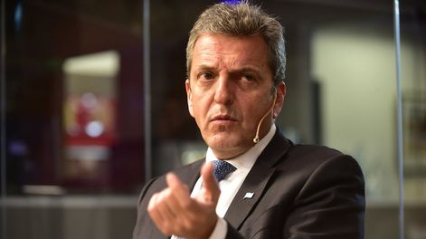 Sergio Massa en el programa Voz y Voto.  (Nicolás Bravo / La Voz)