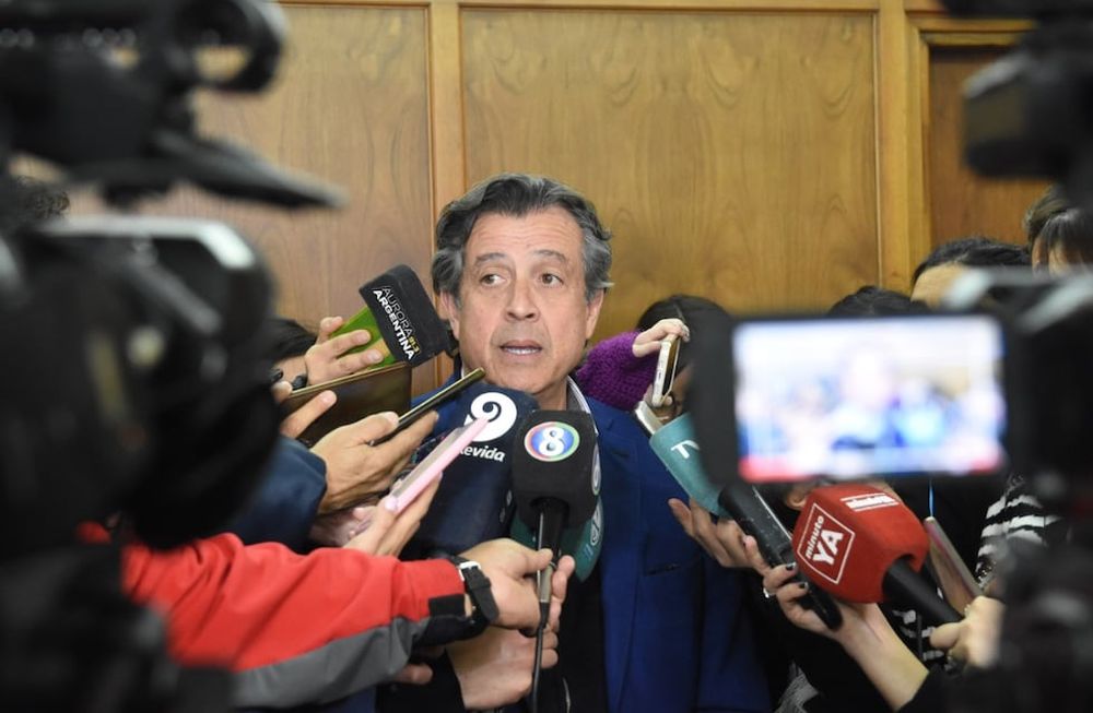 El ministro de Gobierno, Víctor Ibáñez, habló sobre los paros en Mendoza. Foto: Prensa Gobierno
