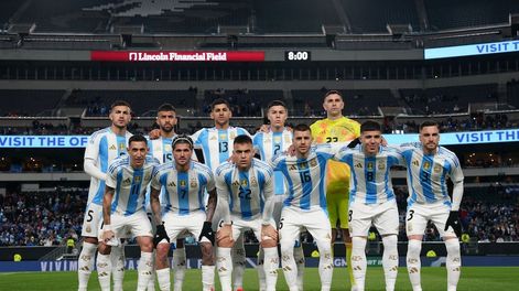 La Selección Argentina en fecha Fifa. (AFA).