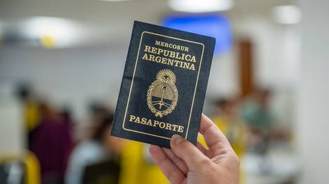 Pasaporte argentino.