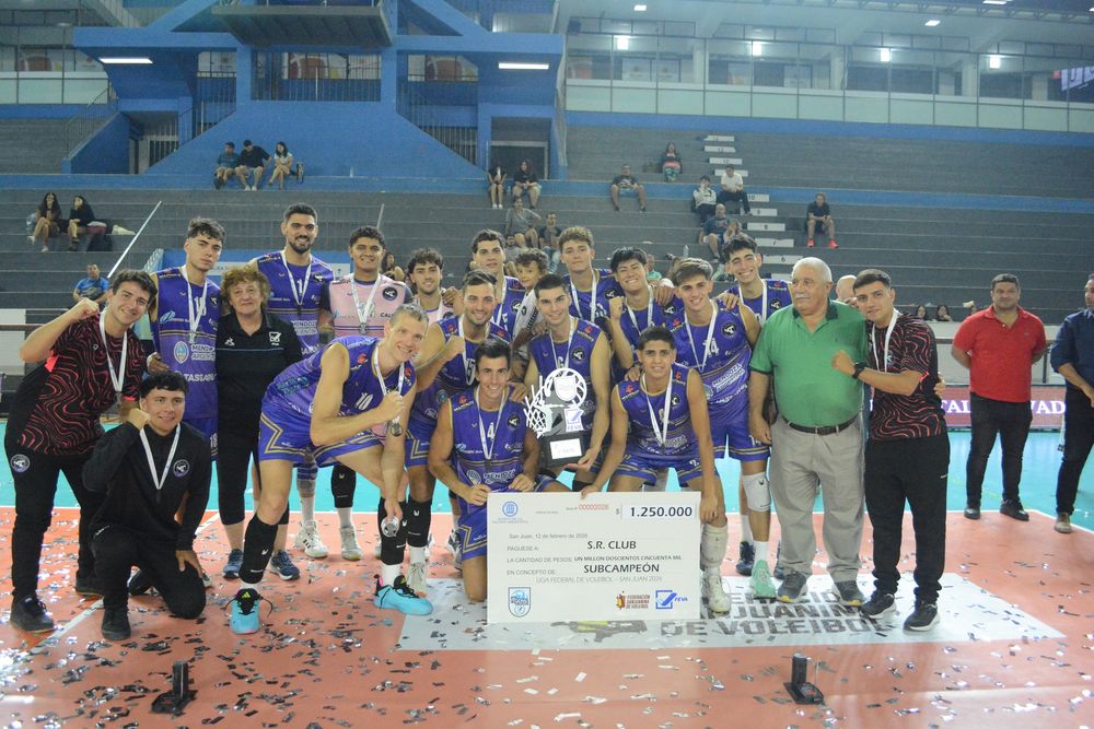 El equipo de San Rafael Vóley sub campeón argentino en el marco de la Liga Federal.
