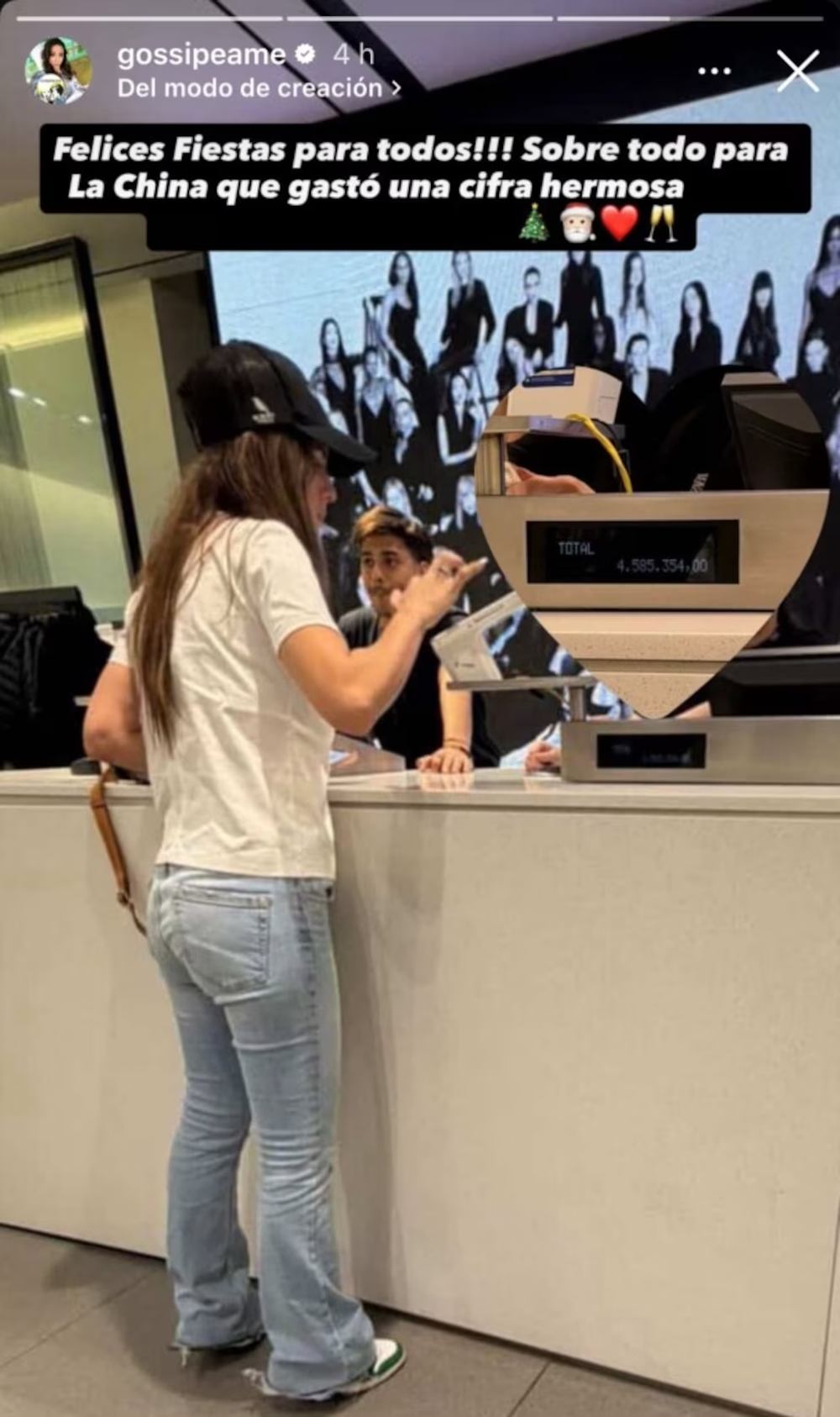 La China Suárez hizo una millonaria compra por Navidad.