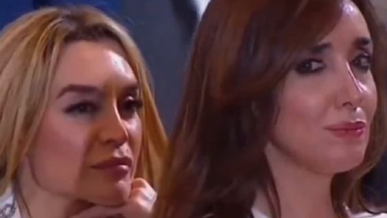 Fátima Flórez y Victoria Villarruel en un video que se hizo viral (Captura)