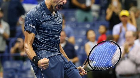 Djokovic le ganó a Millman, se metió en semis del US Open y acecha a Del Potro